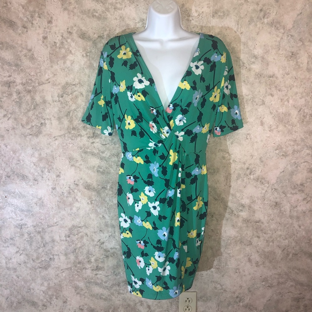 Banana Republic Twisted Front Wrap-Look Dress